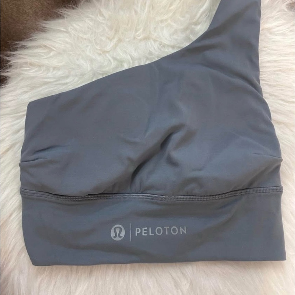 Lululemon x Peloton Gray One-Shoulder Top xs